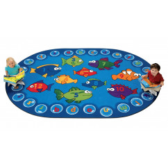 Fishing for Literacy Rug | literacy classroom rug | circletime carpets