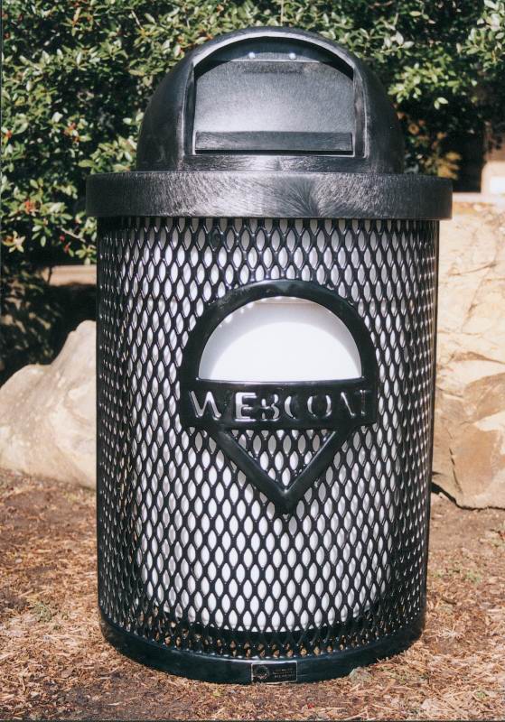 Commercial Playground Garbage Cans & Trash Bins