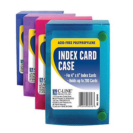 INDEX CARDS - RULED 4x6 100CT - Creative Kids